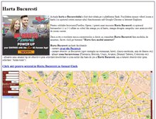 Tablet Screenshot of harta-bucuresti.bucharest-guide.ro
